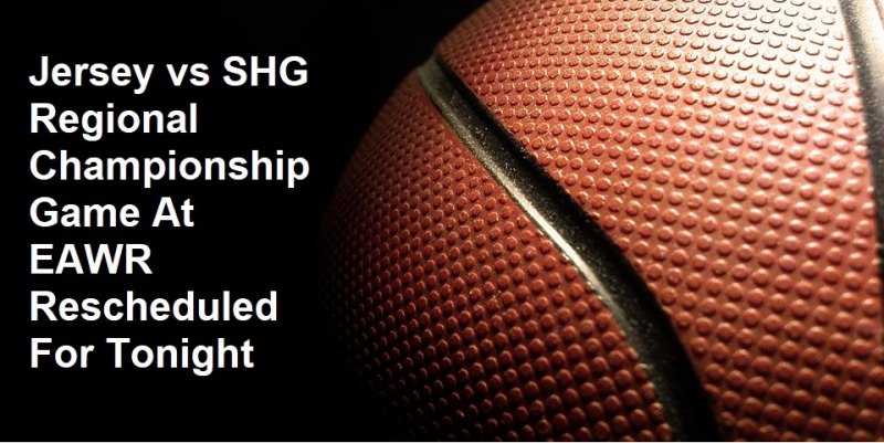 Jersey's Championship Game Rescheduled For Tonight Jersey's Championship Game Rescheduled For Tonight